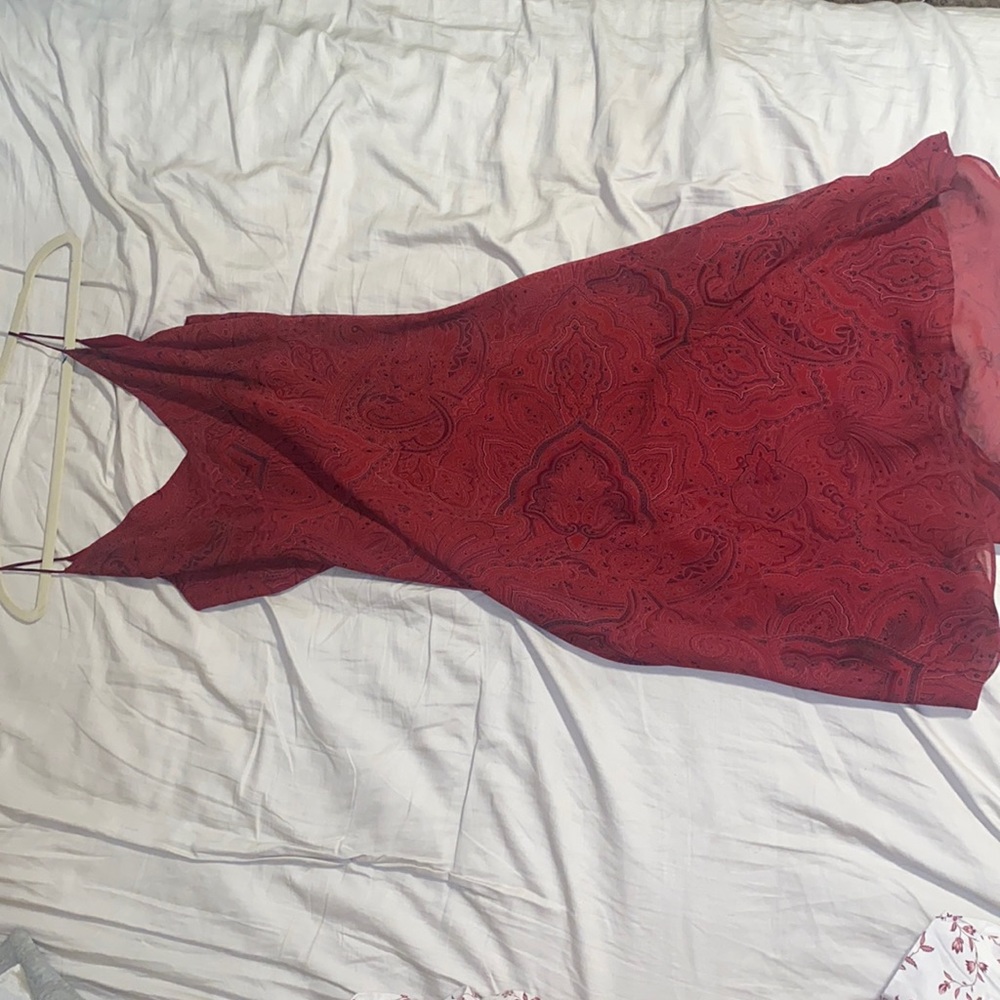 Red Bandana Print Ann Taylor Dress